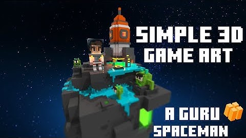 Create and Texture a Simple 3d Spaceman - CGBrush (#03)