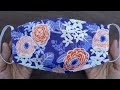 How to make Face Mask with Filter Pocket | Face Mask Sewing Tutorial | DIY Face Mask Pattern