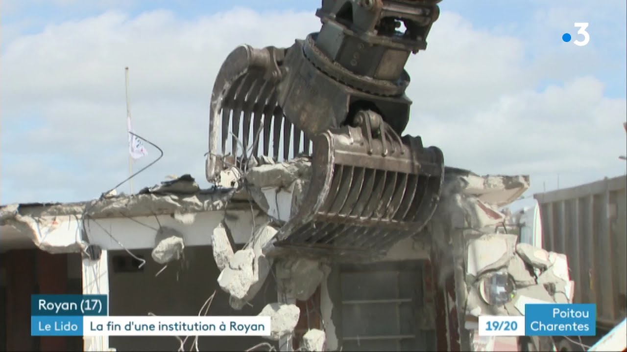 Loi Littoral : démolition du restaurant Le Lido à Royan