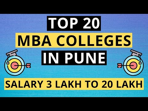 Top 20 MBA Colleges In Pune 2020 - Fees, Intake, Placements