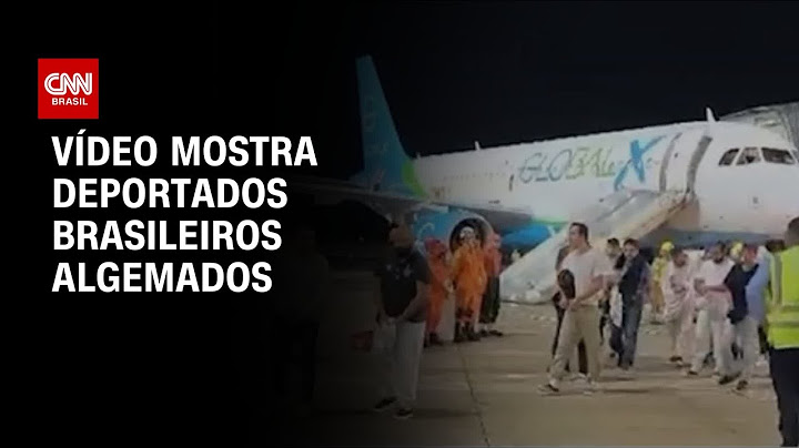Vídeo mostra deportados brasileiros algemados | AGORA CNN