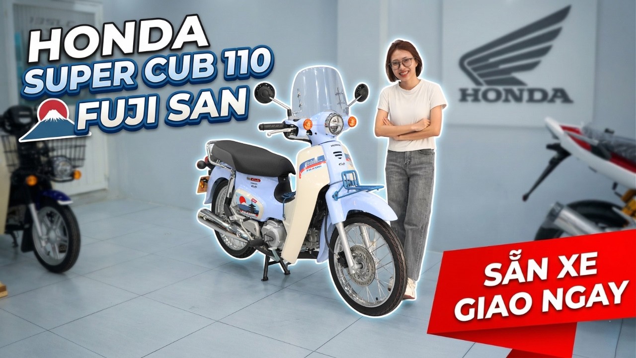 Honda Super Cub 110 Fujisan Limited 500 – Chiếc Cub Đáng Sưu Tầm Cho Người Yêu Xe Cổ