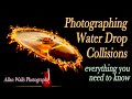 Photographing Water Drop Collisions