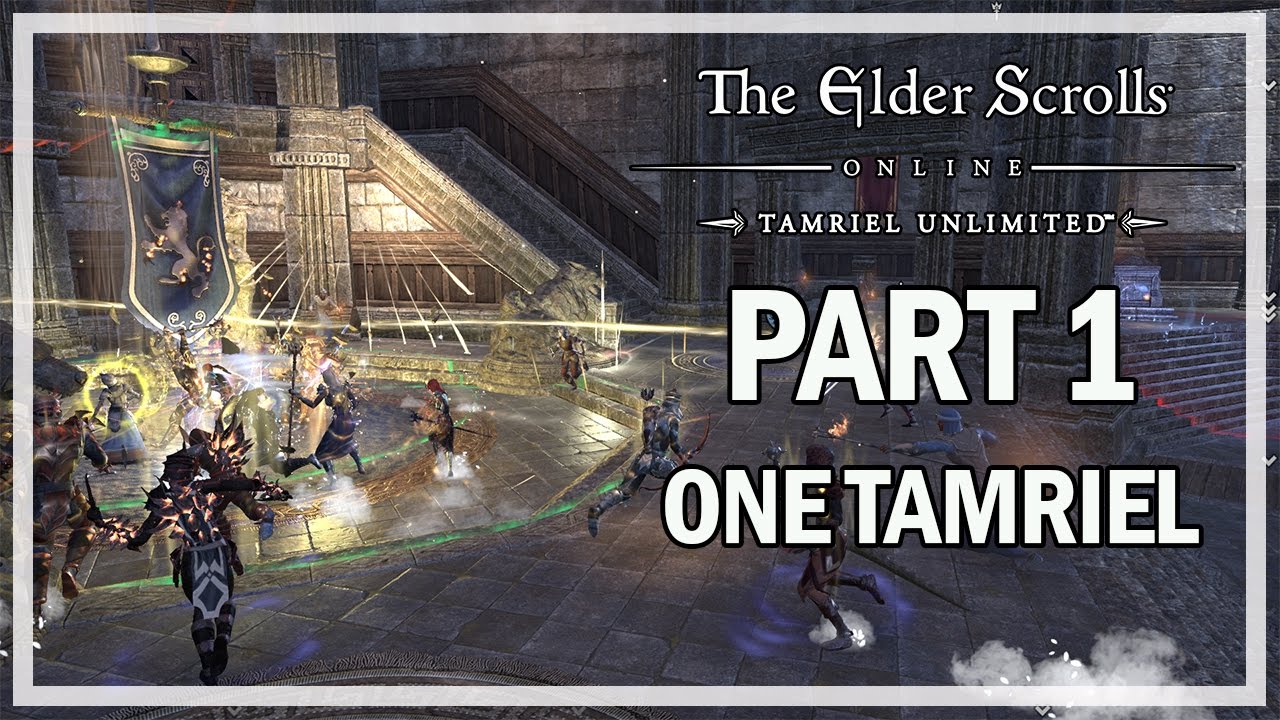 The Elder Scrolls Online One Tamriel - Let's Play Part 1 - NEW ULTIMATES