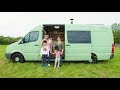 FAMILY of FOUR converts OFF-GRID VAN to travel the WORLD