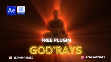 Godrays Plugin in After Effects | Free Plugin | Light Wrap Godrays Plugin Tutorial