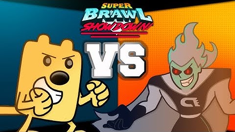 Dark Danny is Pathetic | Super Brawl Showdown Wubbzy vs Dark Danny Full Match Gameplay