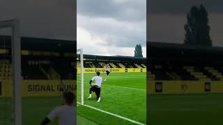 Erling Haaland Yeni Sezon Öncesi Direk Kırma Challengeı Yapıyor