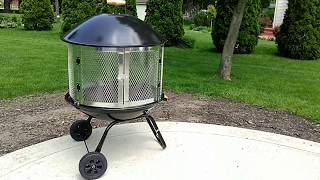 Portable Fire  Place​ From Menards!!! Review!