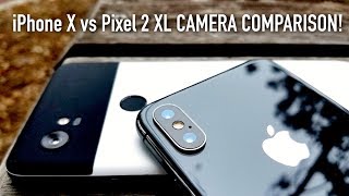 Сравнение тестов полной камеры iPhone X и Pixel 2 XL