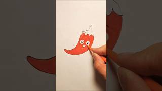 pepper art #arts#drawing#colors #shorts