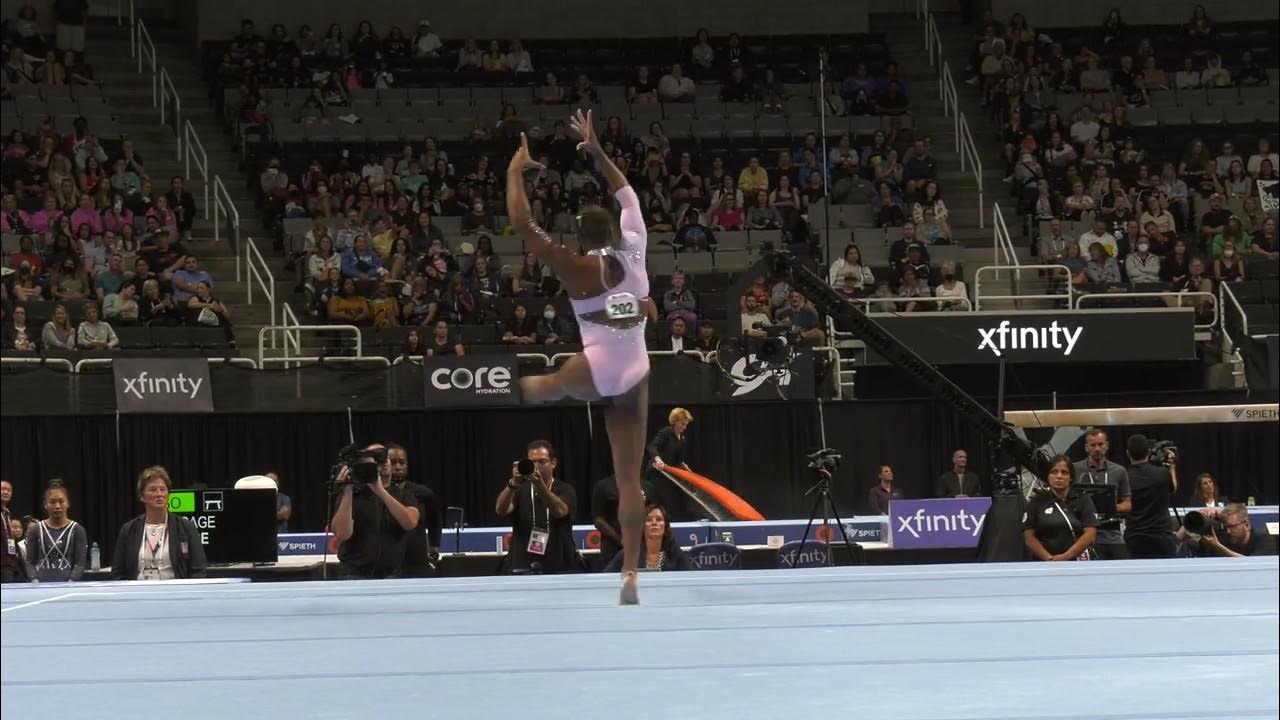 Shilese Jones Floor Exercise 2023 Xfinity U.S. Championships