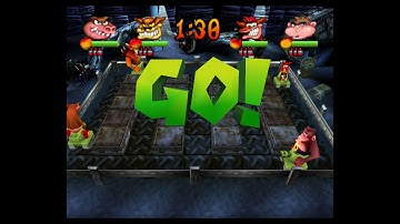 Crash Bash - Metal Fox Platinum Relic - Part #130