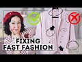 FIXING FAST FASHION – What can, and can't, be fixed on the pink jacket? Learn garment construction!