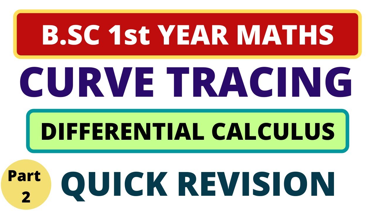 Curve Tracing B.SC 1st Year Maths Differential Calculus Important