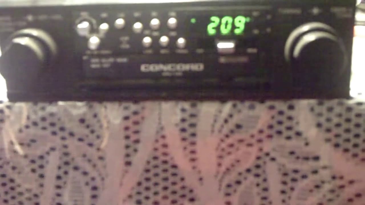 Vintage Concord HPL 514 am/fm cassette car stereo YouTube