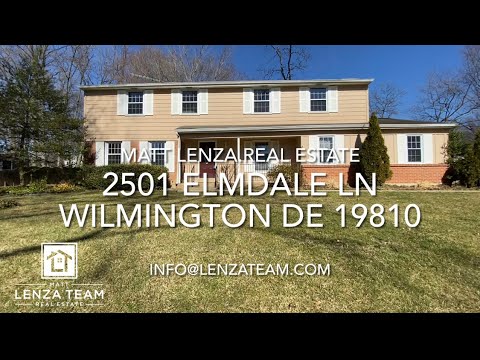 2501 Elmdale Ln, Wilmington, DE home video tour