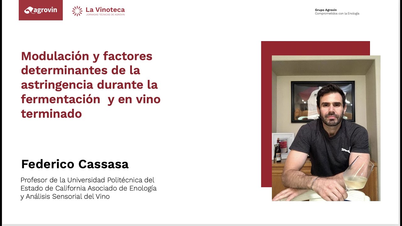 La Vinoteca de Agrovin: Modulacion de la Astringencia - Federico Cassasa 2022