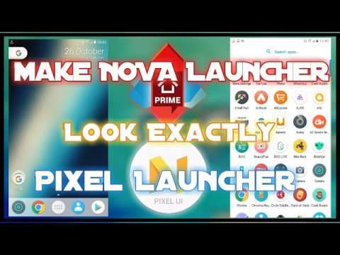How to create Google Pixel launcher using Nova - YouTube