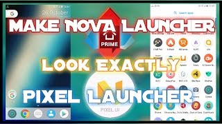 How to create Google Pixel launcher using Nova screenshot 1