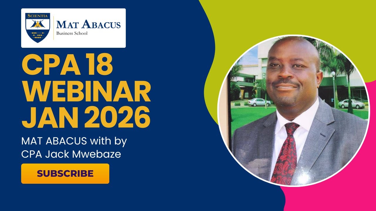 CPA 18 Webinar with CPA Jack Mwebaze