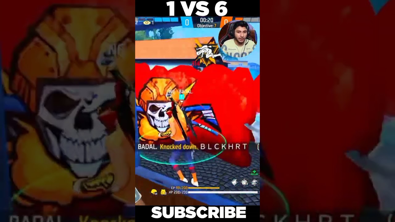 1 VS 6 Clutch 😱 Panel User Vs 6 Dengerous Players 👺 