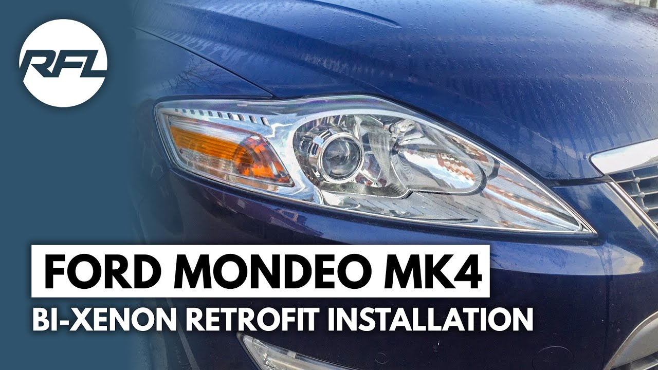 Ford Mondeo Mk4 / MkIV bi-xenon HID D1S projector replacement DIY Headlight  Upgrade and repair 