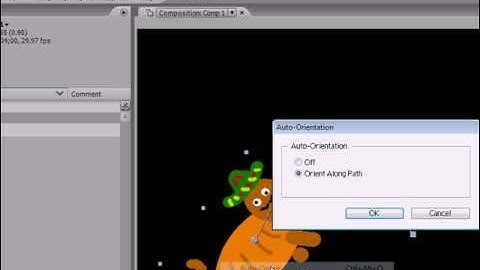After Effects Tutorial - 14 -  Auto Orient and The Wiggler