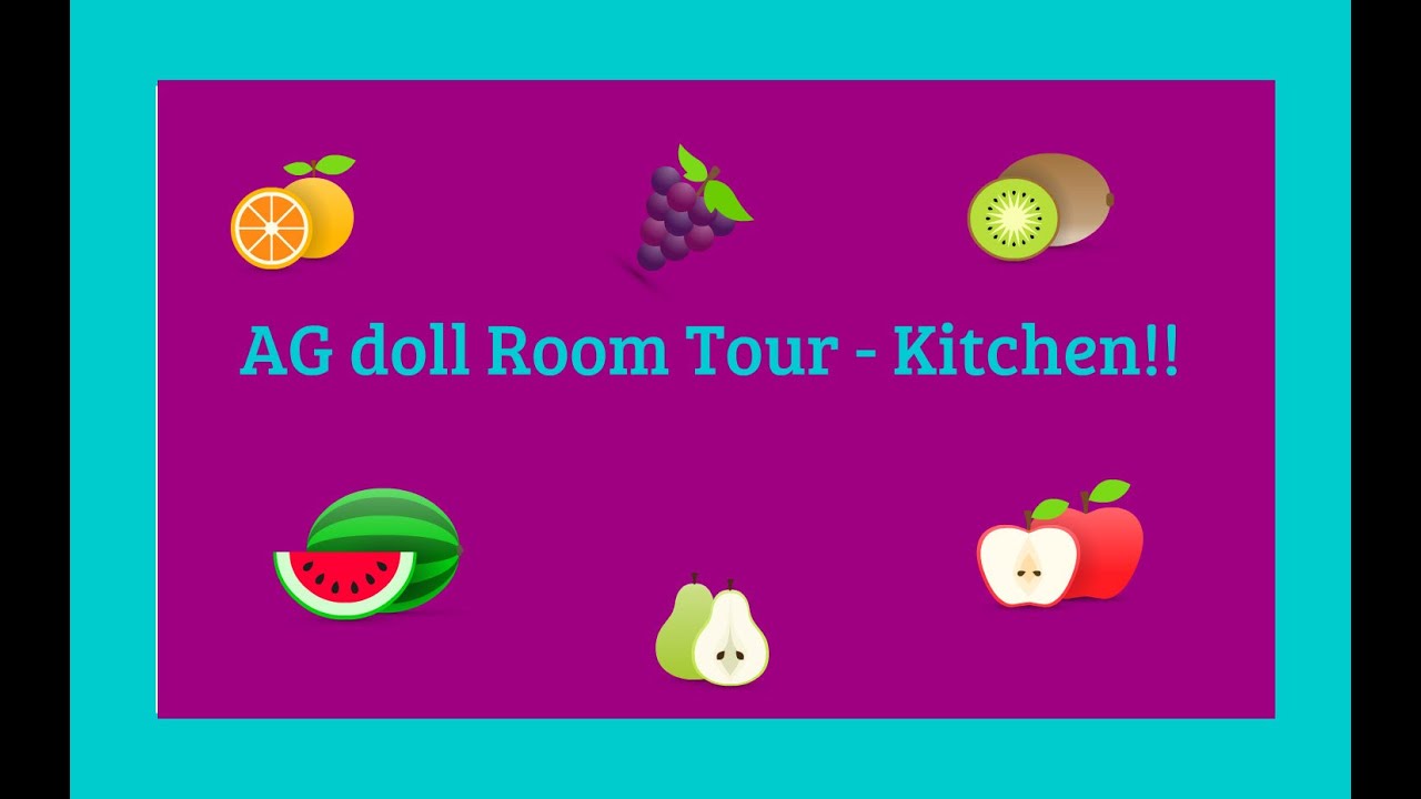 AG doll Room Tour! | See the Pixie Studios doll Kitchen! - YouTube