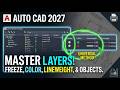AutoCAD Layer Management: Freeze, Color, &amp; Line Weights Explained