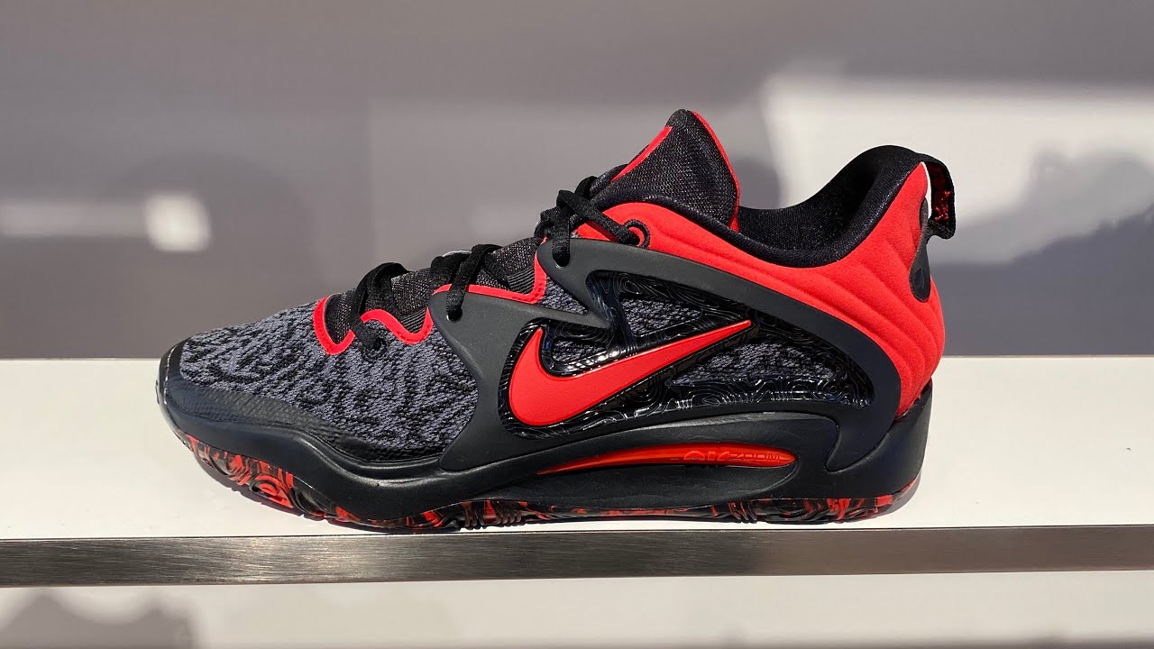 Nike KD 15 (Black/Light Crimson/University Red) - Style Code: DC1975-003