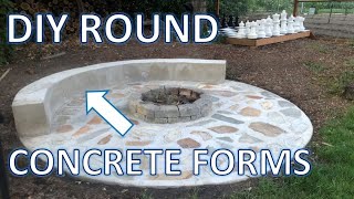 How to Make Curved Concrete Forms - EASY