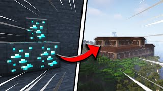 Minecraft BUT Mining Ores Spawns Structures... Guide