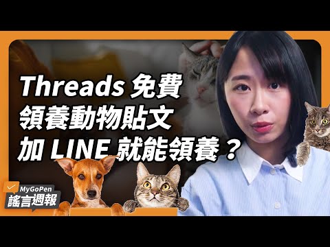Threads 免費領養動物貼文是詐騙嗎？2026 起 70 歲繳回駕照現賺 30000？花椰菜出現黑點是黴菌不能吃？特斯拉新手機照片曝光？｜MyGoPen 謠言週報 #72
