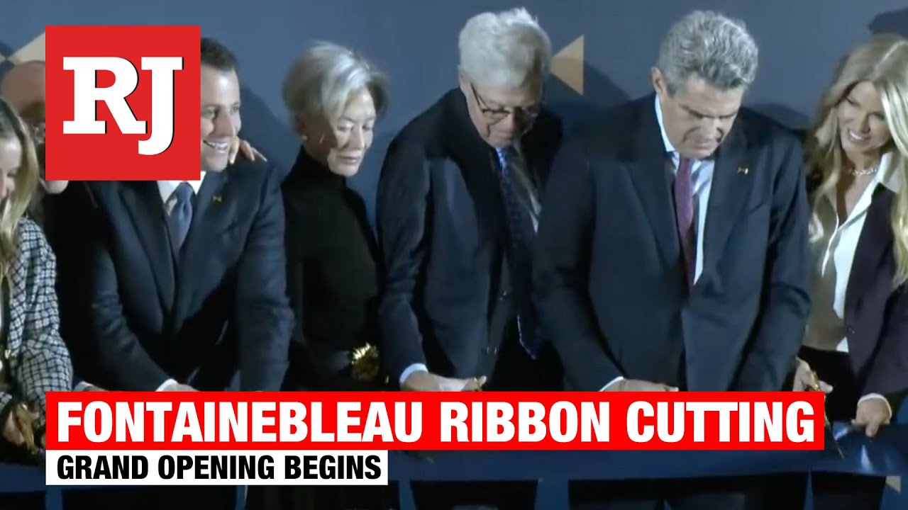 Fontainebleau Las Vegas ribbon-cutting