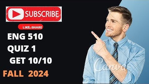 ENG 510 Quiz 1|| Sociolinguistics (eng 510) quiz 1|| Fall 2024