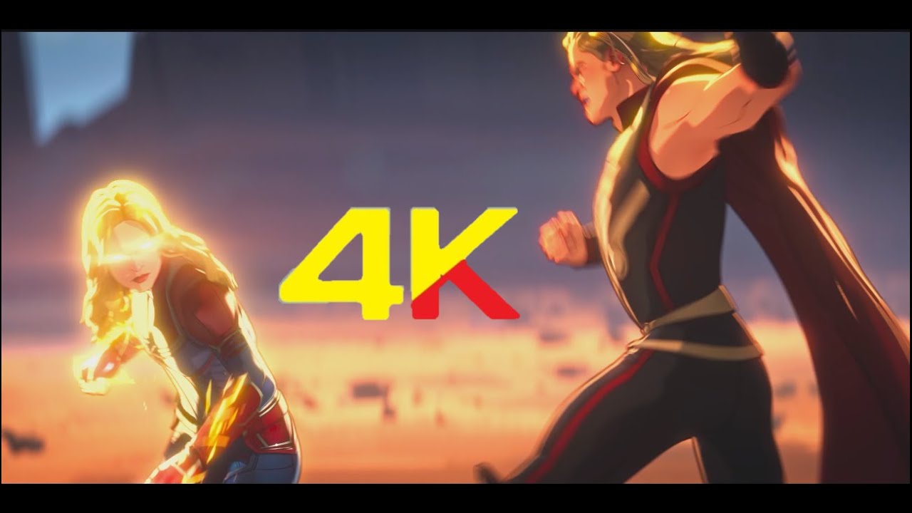 Thor Vs Captain Marvel 4K - YouTube