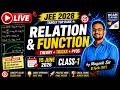 H : jee main /advance class 11 mathematics : Relations and functions  class-1 ( 15 june 2026 )