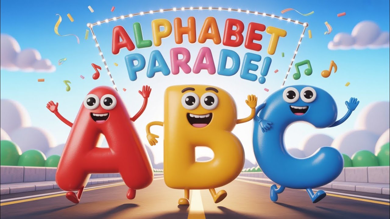 The Alphabet Parade: Fun ABC Spelling Adventure for Kids