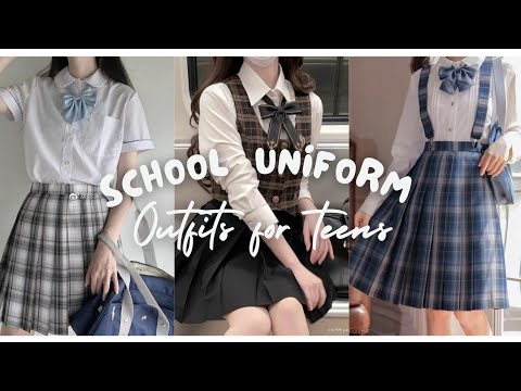 How to look good in School uniform girl🎀 Cute Design for teens🎀