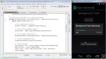 Android App Programming | Threads And Async Tasks