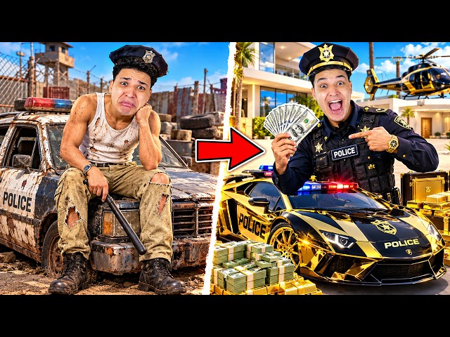 شرطي فقير يتحول إلى شرطي غني في لعبة GTA 5