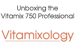 Funniest Vitamix 750 Professional Pro Unboxing EVER