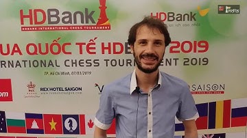 Georgia no.1 GM Ivan Cheparinov at 9th HDBank International Open 2019