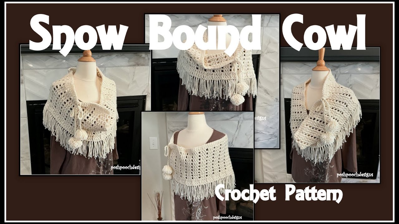 Learn To Crochet The Snow Bound Cowl Crochet Pattern 