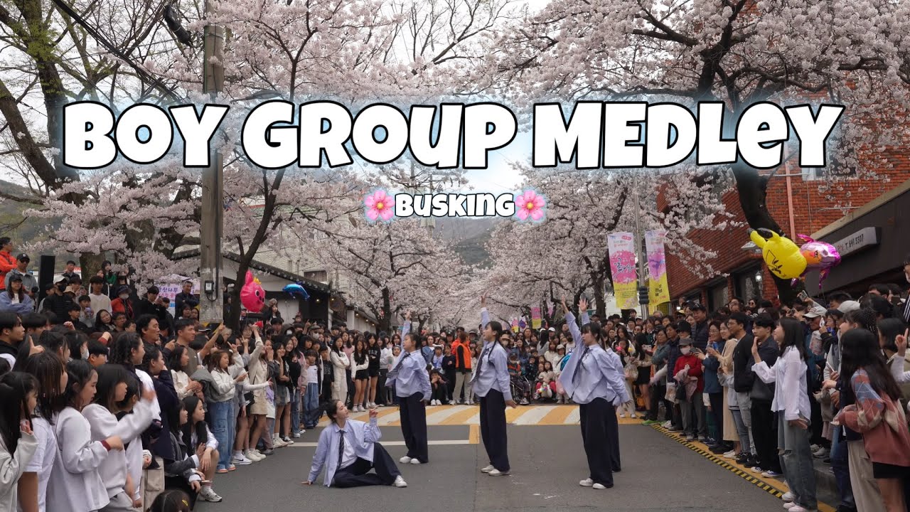 못 말리는 아가씨, 남돌메들리 버스킹 보러가세요 제19회 봉숫골 꽃나들이 축제 | Love119, One And Only 외 1곡 | J-kingdom from Korea