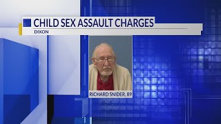 89-year-old Dixon man charged with sexual assault of a child