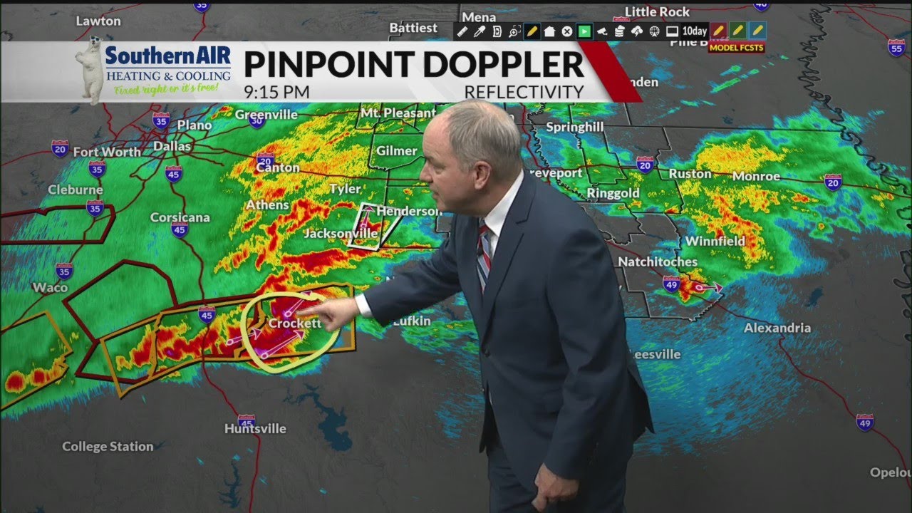 The next round of storms approaches the ArkLaTex - YouTube