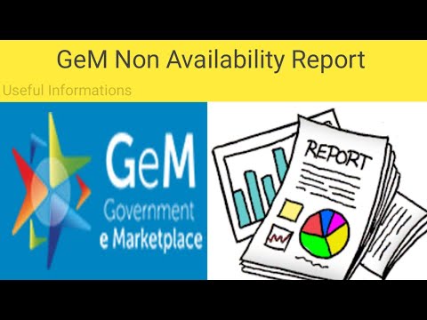 GeM Non Availability Report