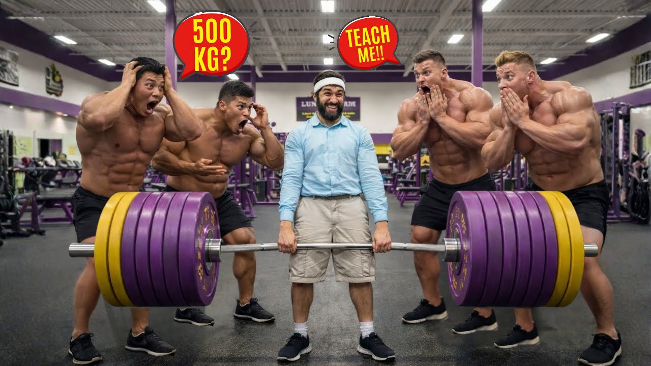 He Pretended to Be a Beginner… Then Lifted THIS! 😱 | Anatoly Gym Prank